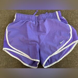 Nike Women's Athletic Shorts in Purple and White